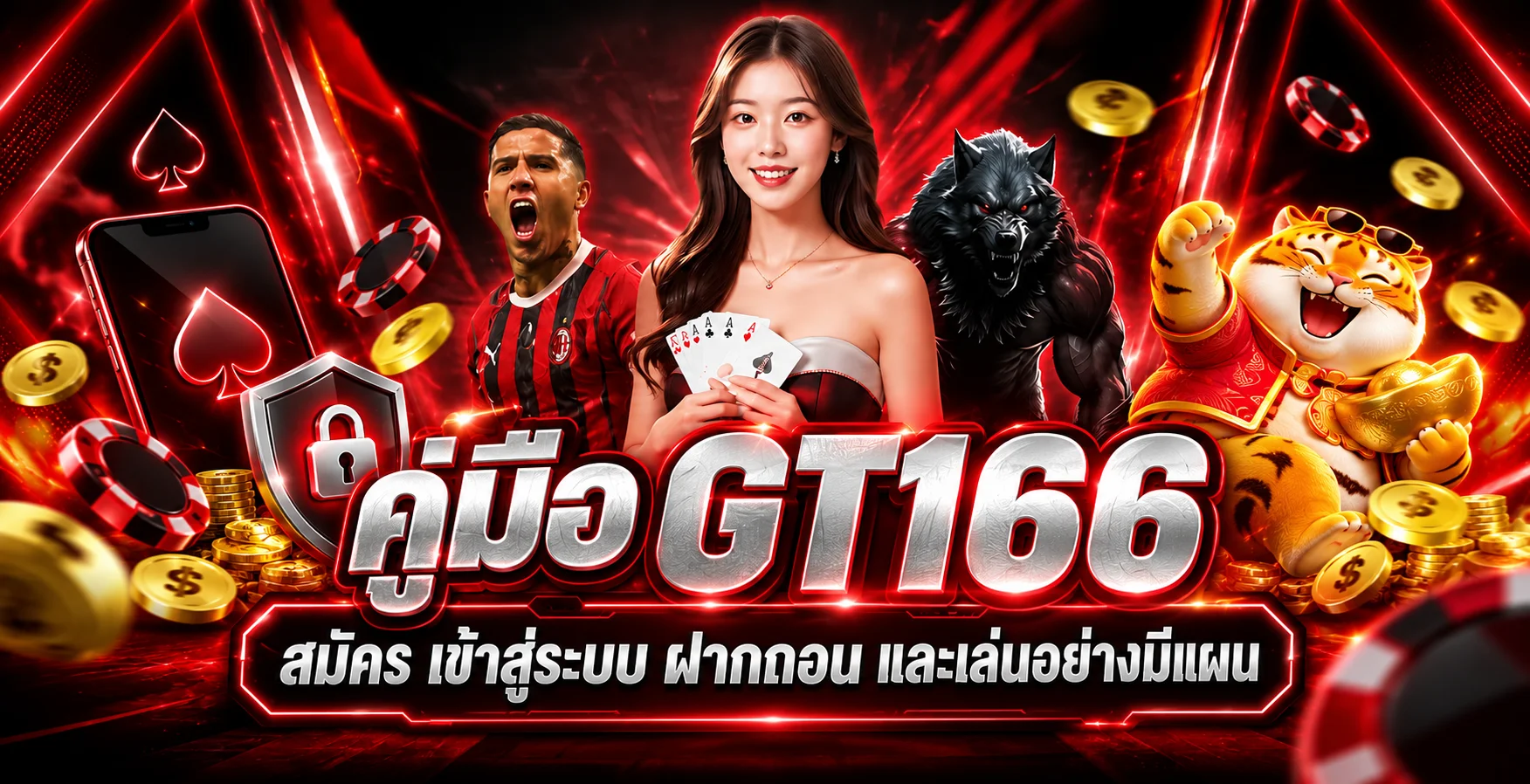 GT166 คู่มือสมัคร เข้าสู่ระบบ ฝากถอน และเล่น